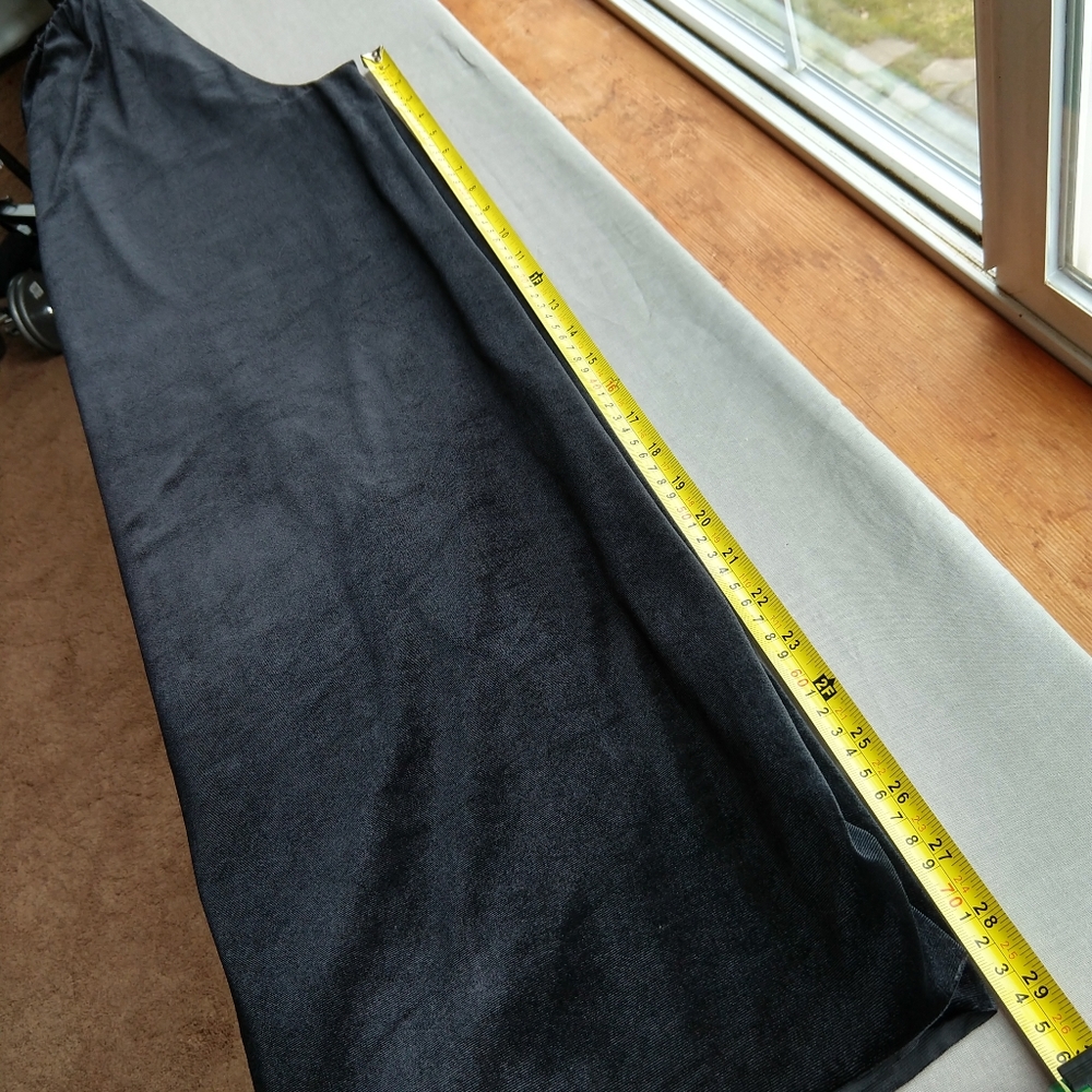 Black Velvet Wide Leg Pants Plus Size 2X - Picture 8 of 14